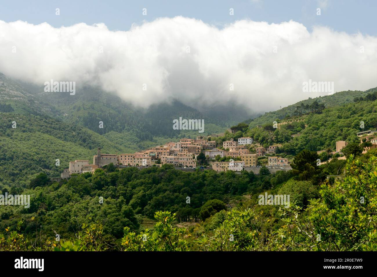 Marciana, Europa, Italia, Toscana, Isola d'Elba, Europa, Italia, Toscana, Isola d'Elba Foto Stock