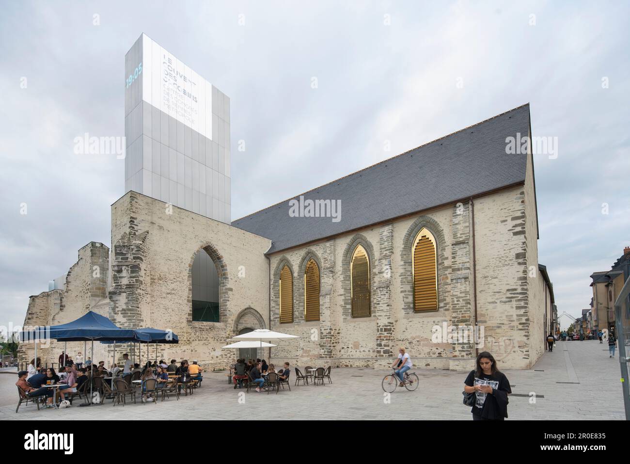 Il nuovo centro congressi nel monastero giacobino, Rennes, Bretagna, Francia Foto Stock