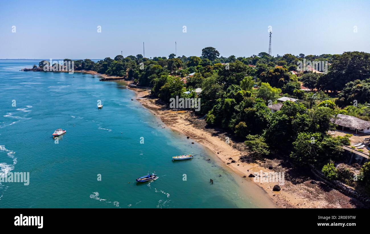 Antenna dell'isola di Bubaque, arcipelago Bijagos, Guinea Bissau Foto Stock