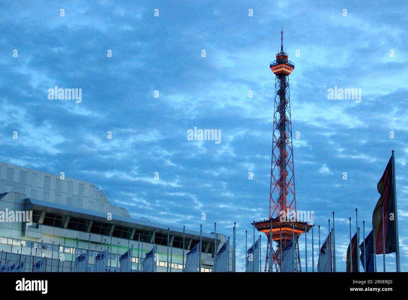 Centro congressi e torre radiofonica, Berlino, Germania Foto Stock