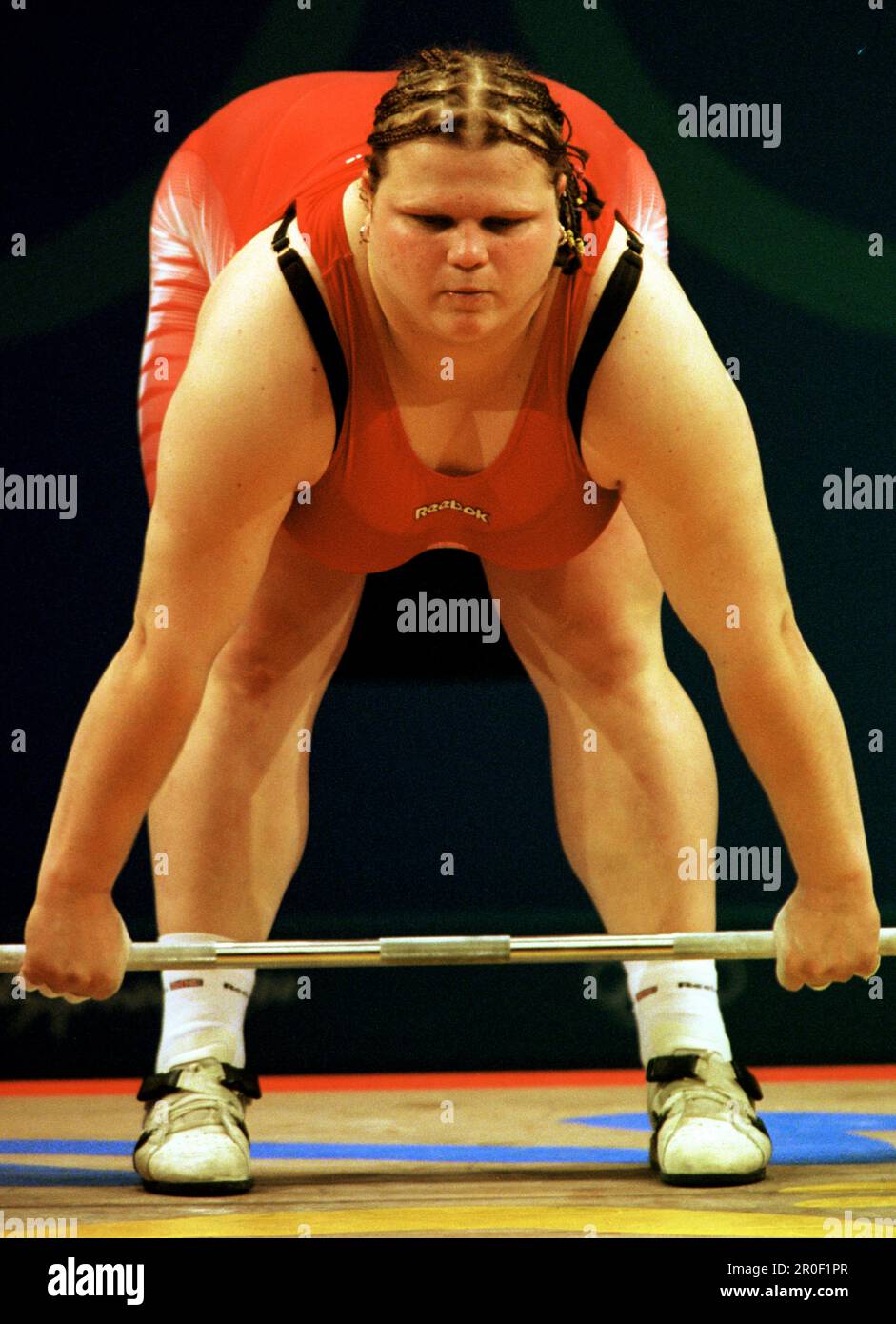 Agata Wrobel, Gewichtheben Foto Stock
