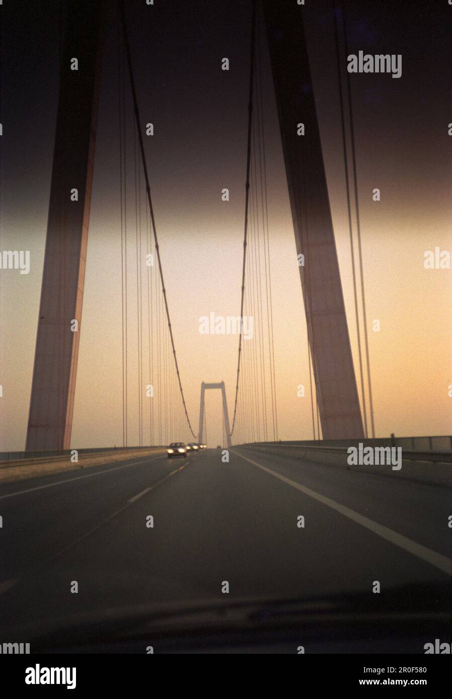 Ponte sul reno, emmerich, nordrhein-westfalen, germania Foto Stock