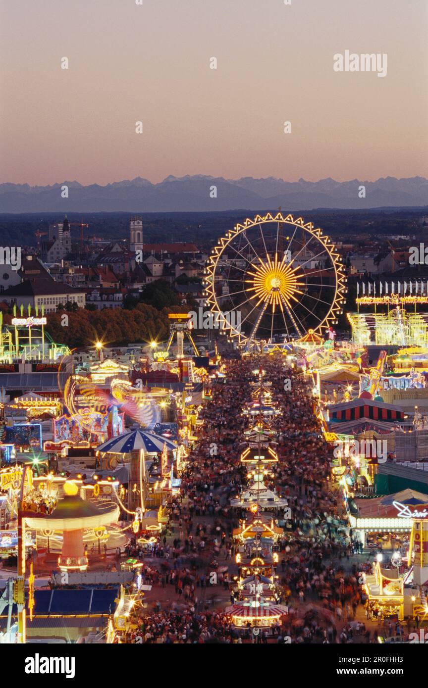 Oktoberfest Monaco di Baviera, Germania Foto Stock