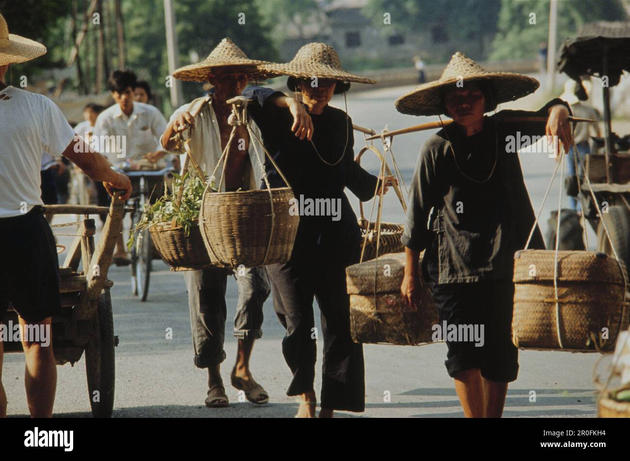 Facchini, Cina Foto Stock