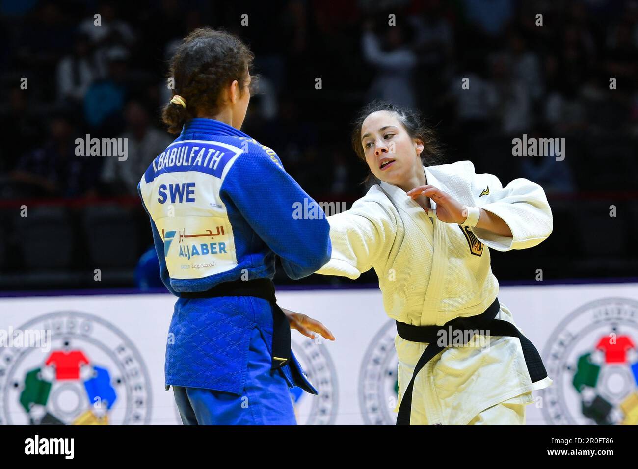 Doha, Qatar, 7 maggio 2023. Menza Katharina di Germania compete contro