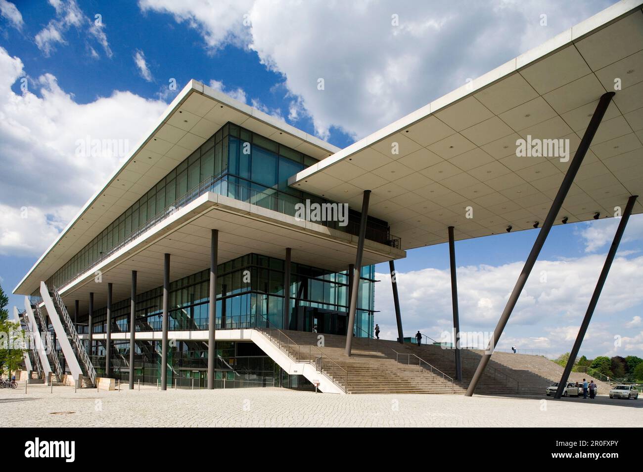 Centro Congressi Internazionale Dresda, Sassonia, Germania Foto Stock