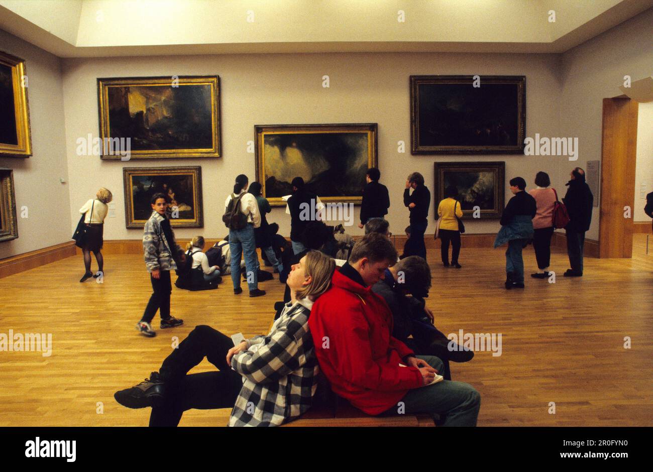 Europa, Gran Bretagna, Inghilterra, Londra, vista interna della Tate Gallery Foto Stock