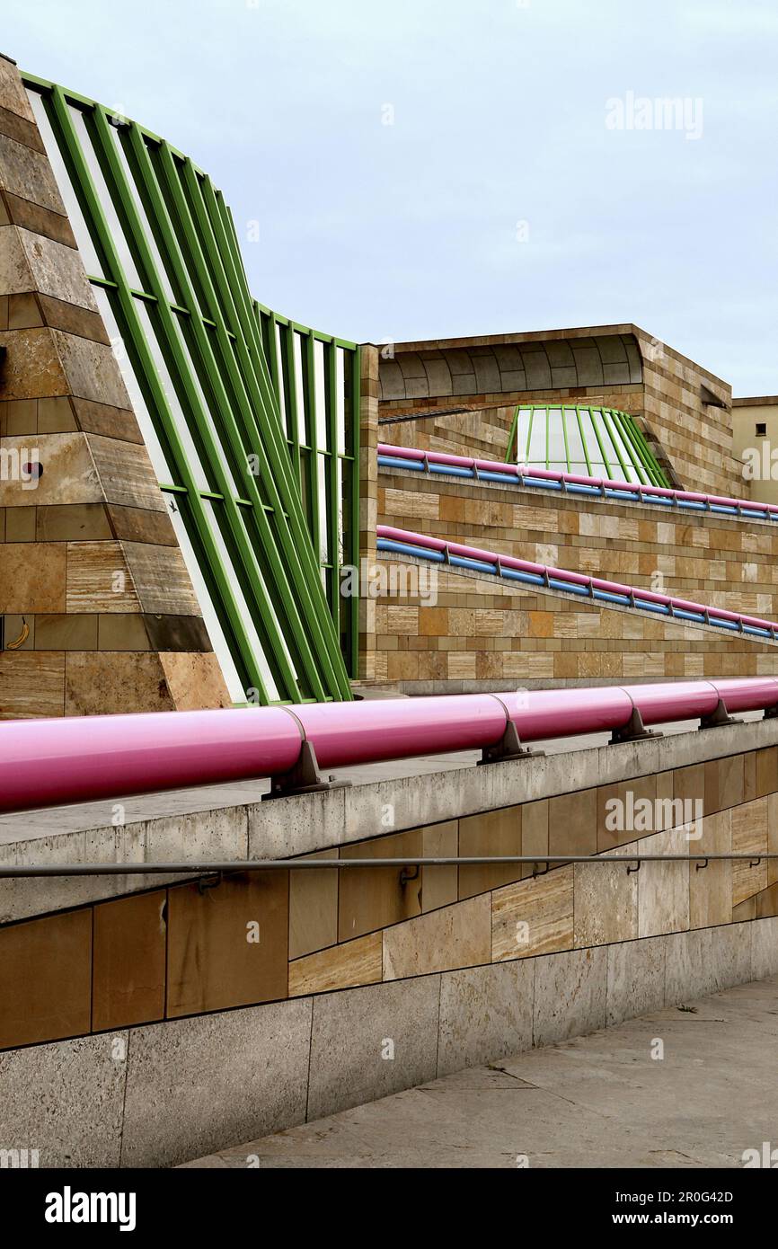 Neue Staatsgalerie (New state Gallery), Stoccarda, Baden-Wuerttemberg, Germania Foto Stock