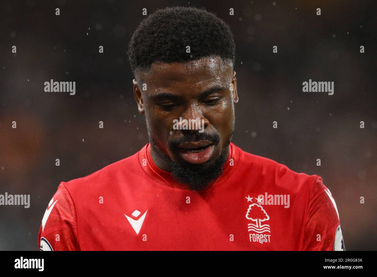 Nottingham, Regno Unito. 08th maggio, 2023. Serge Aurier #24 di Nottingham Forest durante la partita della Premier League Nottingham Forest vs Southampton a City Ground, Nottingham, Regno Unito, 8th maggio 2023 (Foto di Craig Thomas/News Images) a Nottingham, Regno Unito il 5/8/2023. (Foto di Craig Thomas/News Images/Sipa USA) Credit: Sipa USA/Alamy Live News Foto Stock