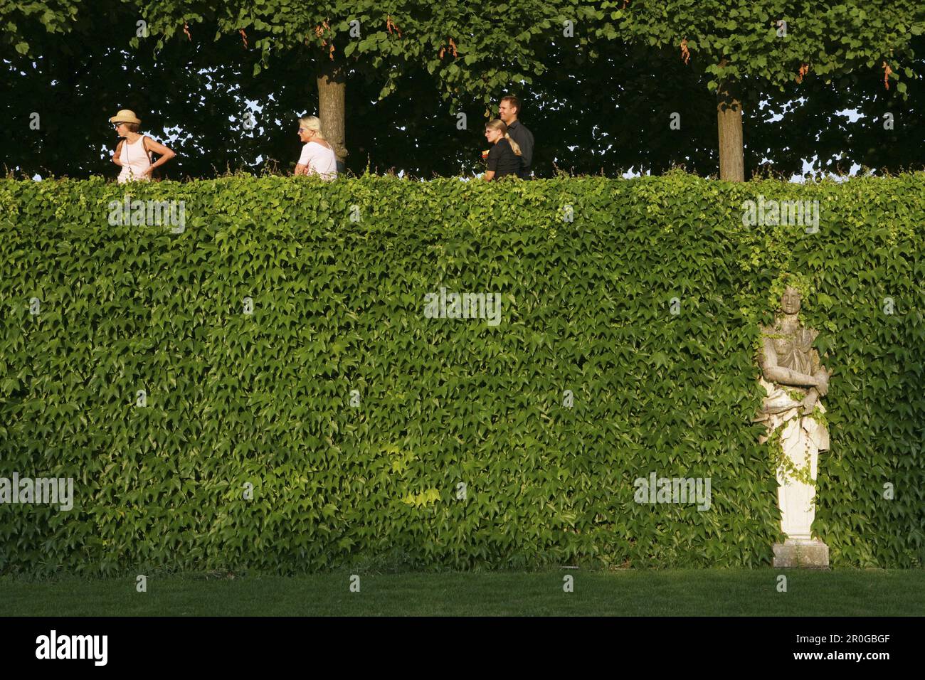 Terrazza panoramica, Grande Giardino, Giardini di Herrenhausen, Hannover, bassa Sassonia, Germania Foto Stock