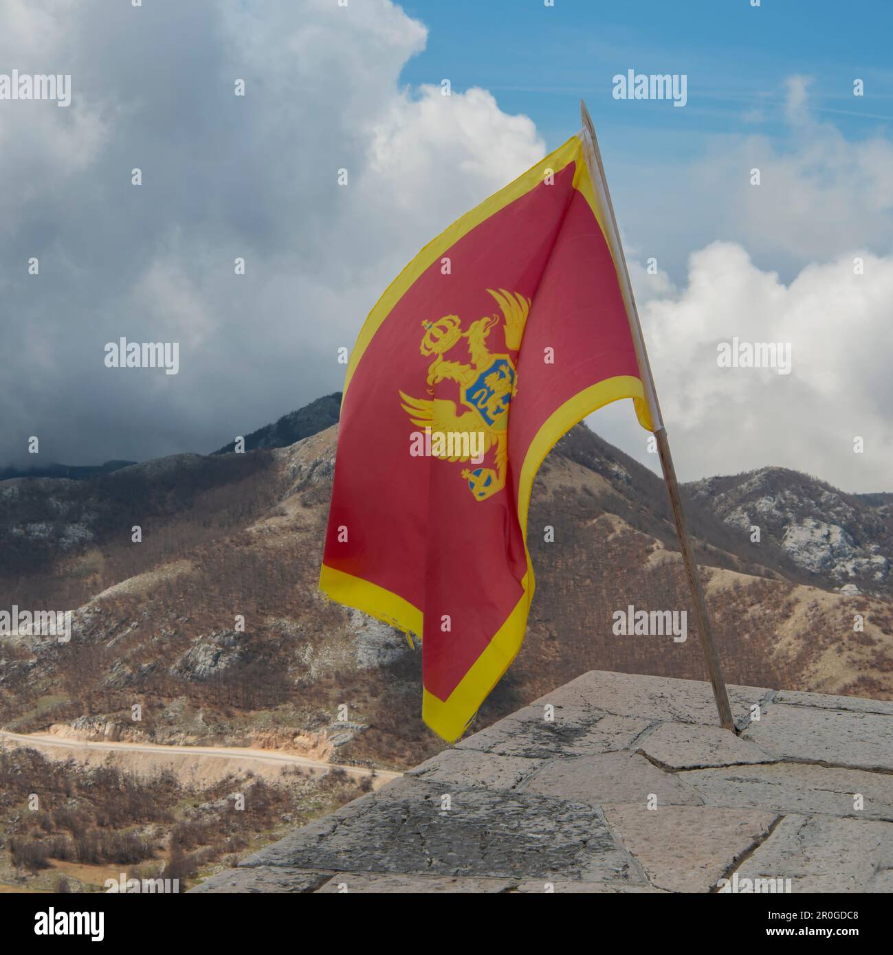 Mausoleo di Petar Petrovic Njegoš sul Monte Lovcen, Montenegro Foto Stock