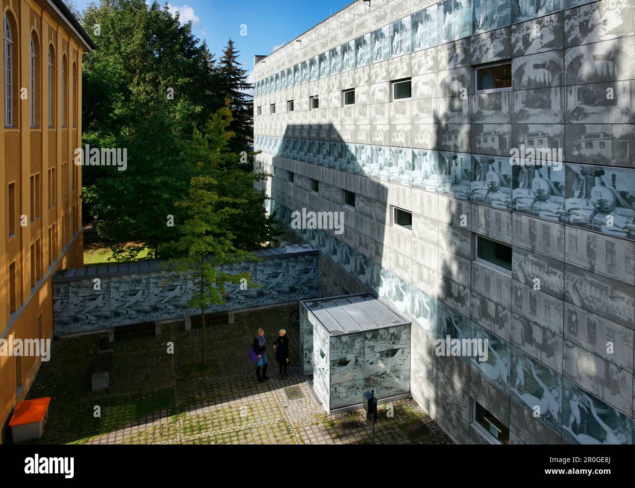 Biblioteca del Collegio tecnologico di Eberswalde, Eberswalde, Land Brandenburg, Germania Foto Stock