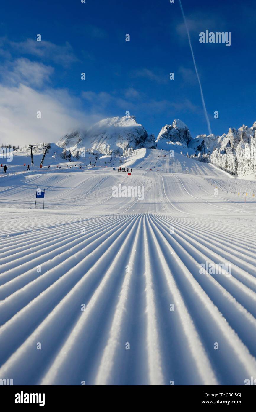 Piste da sci Passo Monte Croce di Comelico, Alto Adige, Italia Foto stock -  Alamy