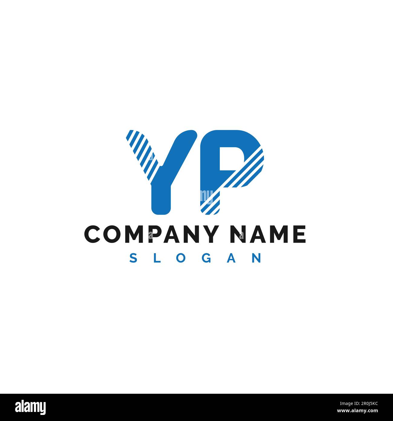 Logo YP Letter. ILLUSTRAZIONE vettore logo LETTERA YP - vettore Illustrazione Vettoriale