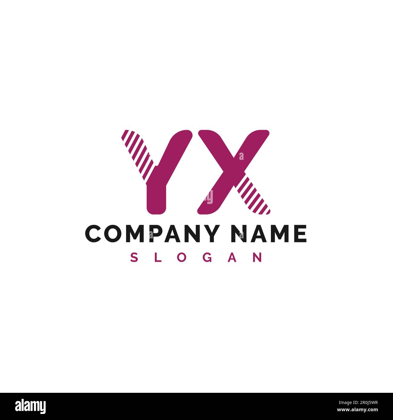 Logo lettera YX. Illustrazione vettore logo lettera YX - vettore Illustrazione Vettoriale
