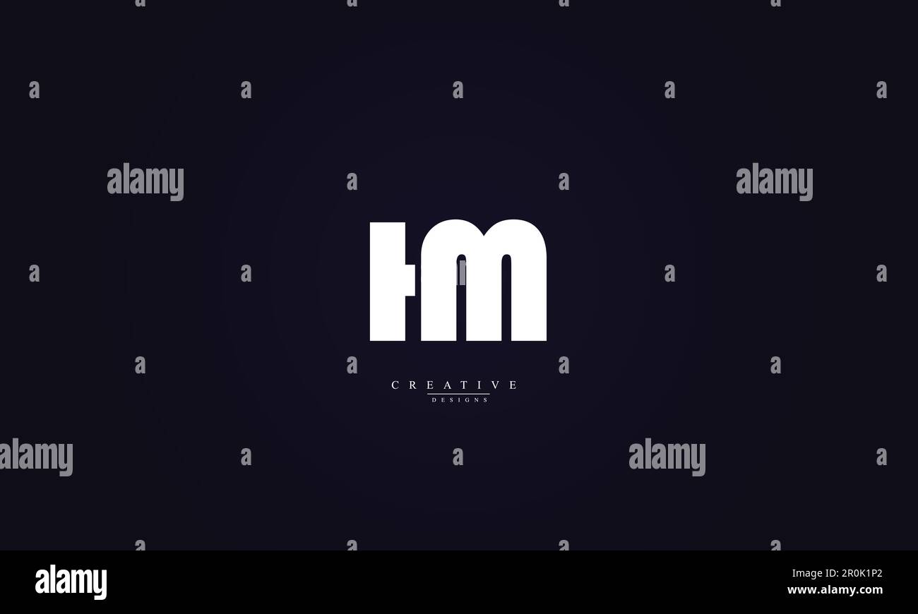Logo HM MH H M vettoriale Illustrazione Vettoriale