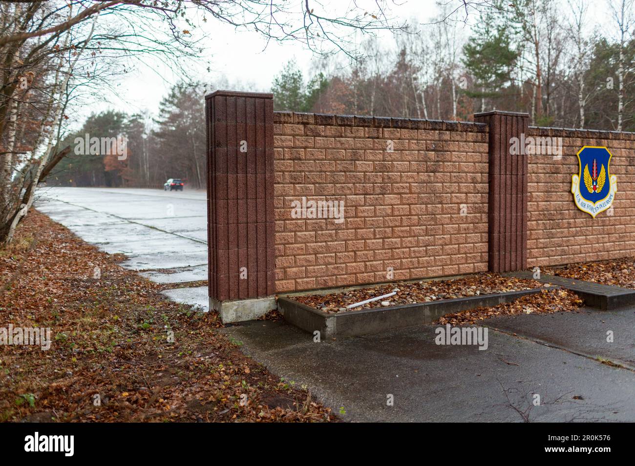Originale della Autobahn tedesca costruito nel terzo Reich, storico, autostrada, superstrada, Ramstein, Germania Foto Stock