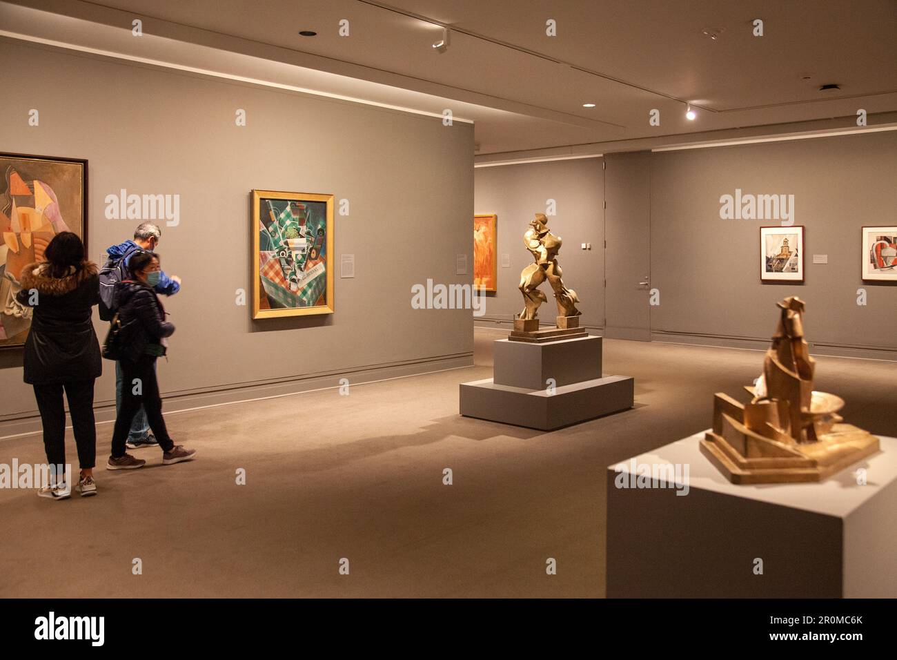 Sala Galleria d'arte moderna al Metropolitan Museum of Art di New York, USA Foto Stock