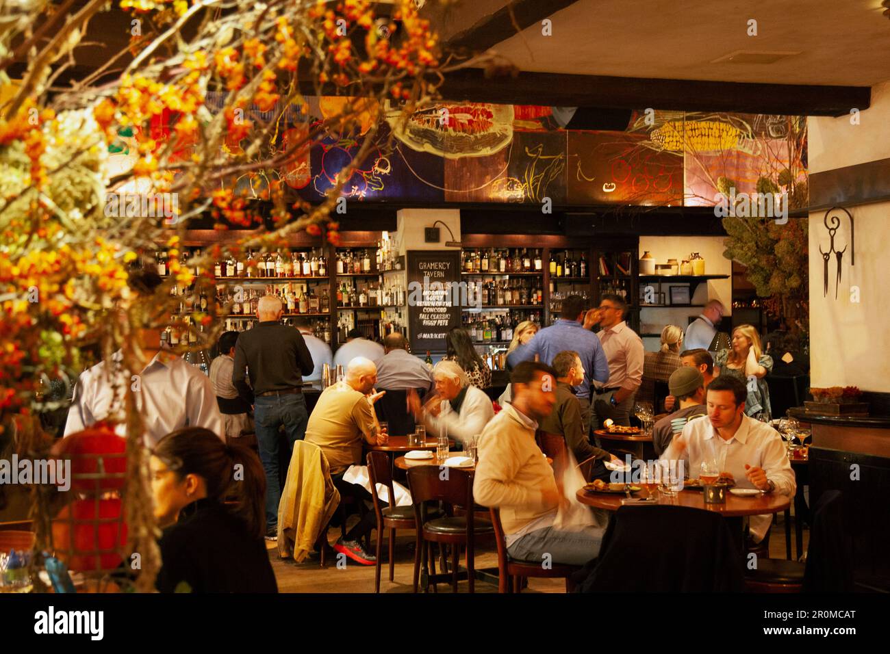 Diners alla Gramercy Tavern a NewYork, Stati Uniti Foto Stock