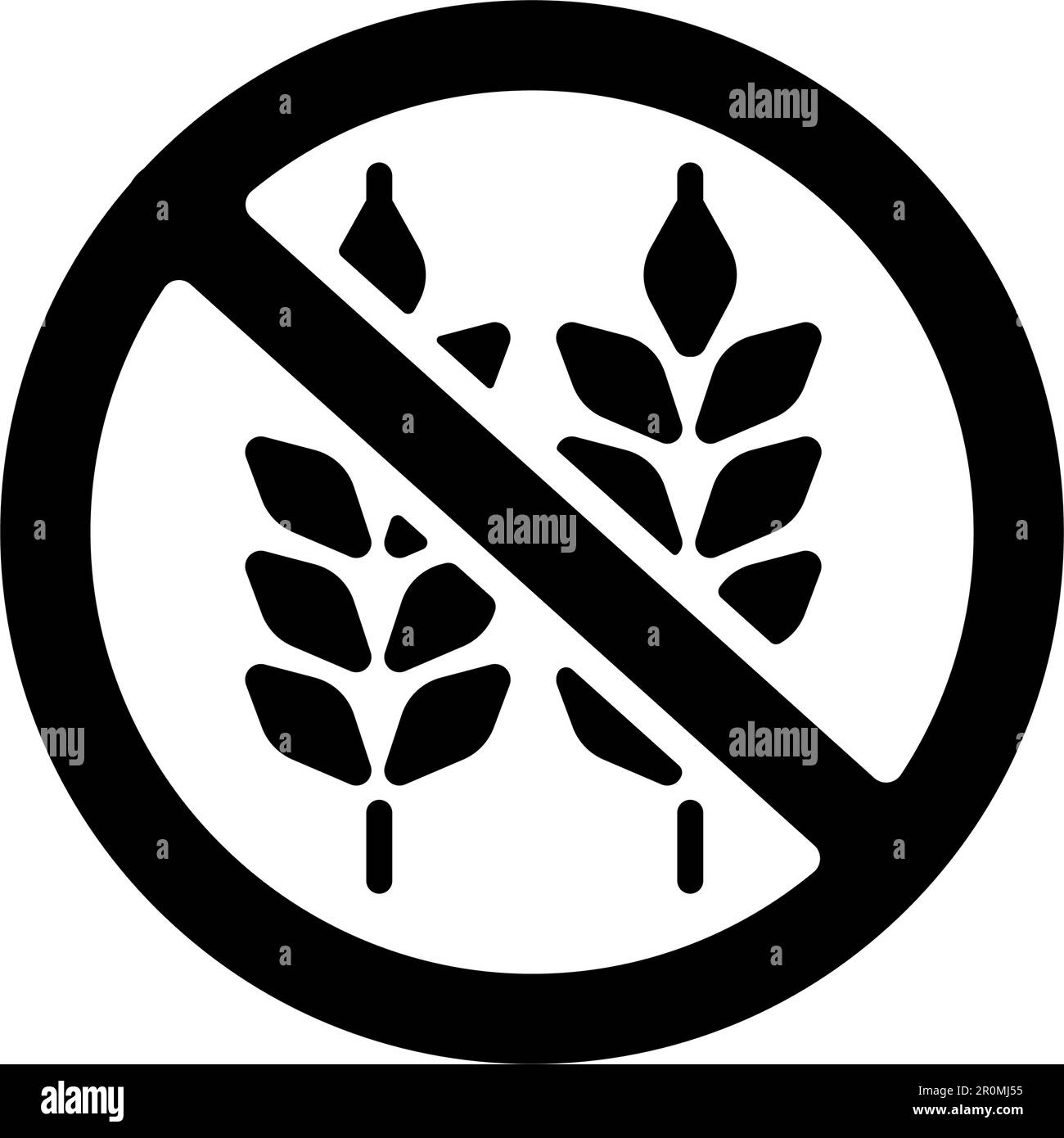 Illustrazione dell'icona del vettore senza glutine ( basso carb ) Illustrazione Vettoriale