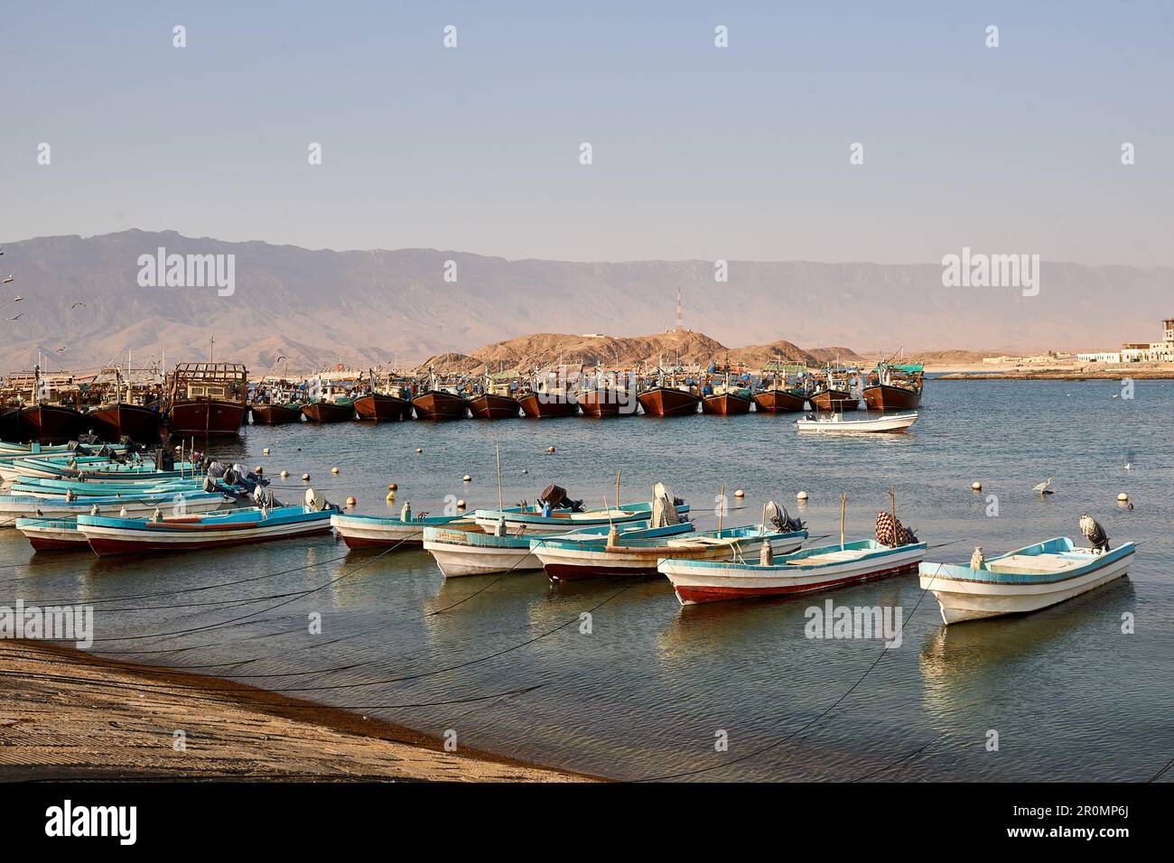 Un porto vicino Salalah Oman Foto Stock