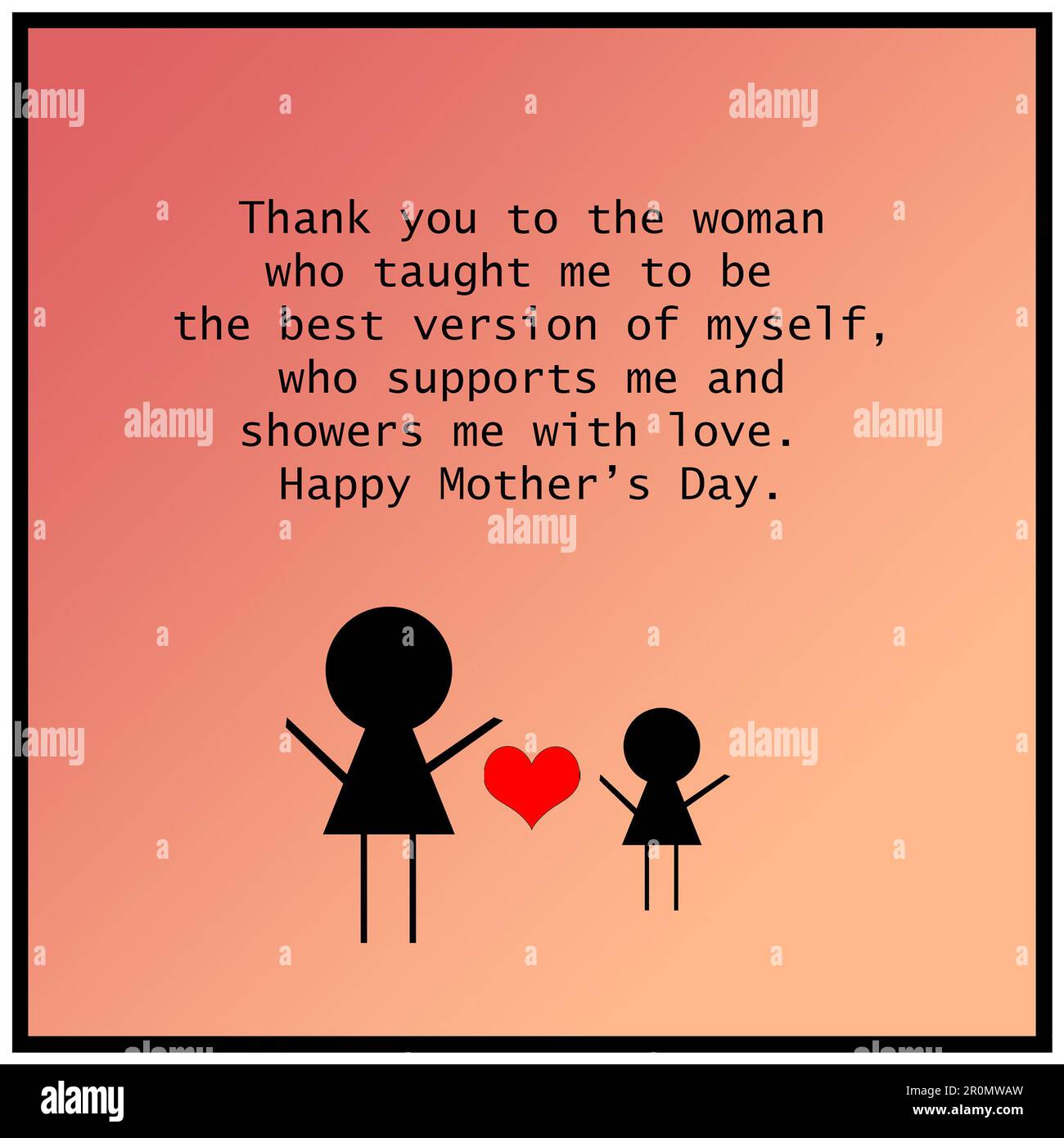 Giorno della mamma 2023 desideri e messaggi per rendere la giornata della madre meravigliosa Foto Stock