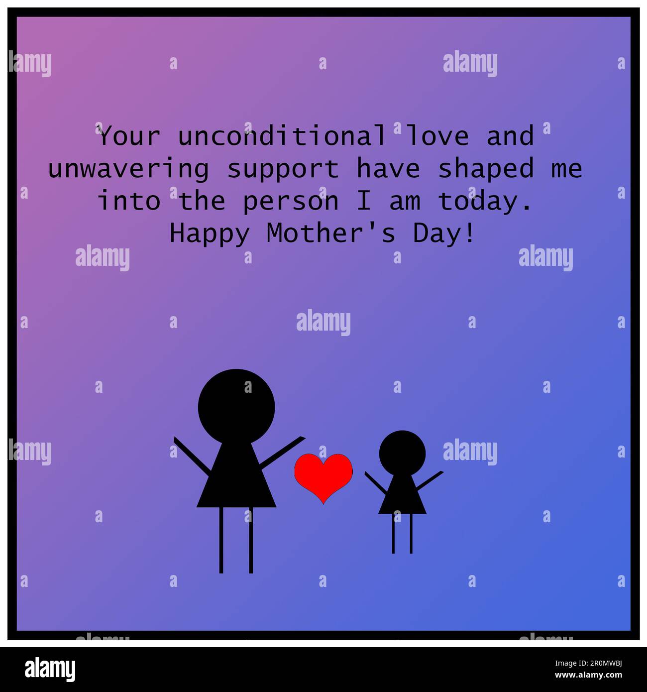 Giorno della mamma 2023 desideri e messaggi per rendere la giornata della madre meravigliosa Foto Stock