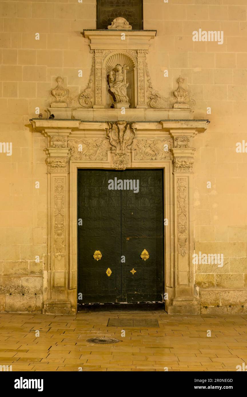 Co-Cattedrale di San Nicolas de Bari, architettura medievale della chiesa di Alicante, Spagna Foto Stock