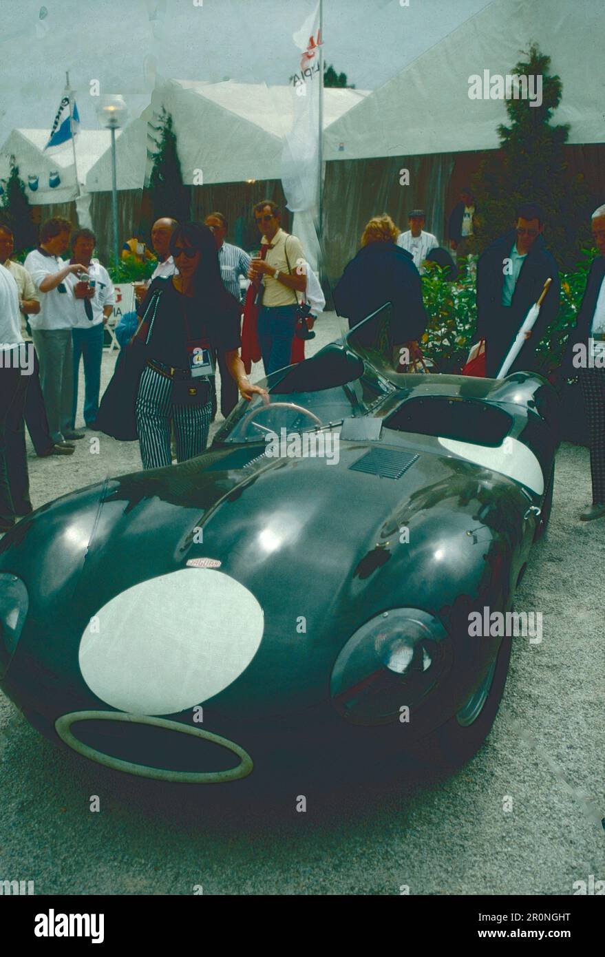 Auto sportiva Jaguar modello D-Type le Mans, Francia, 1975 Foto Stock
