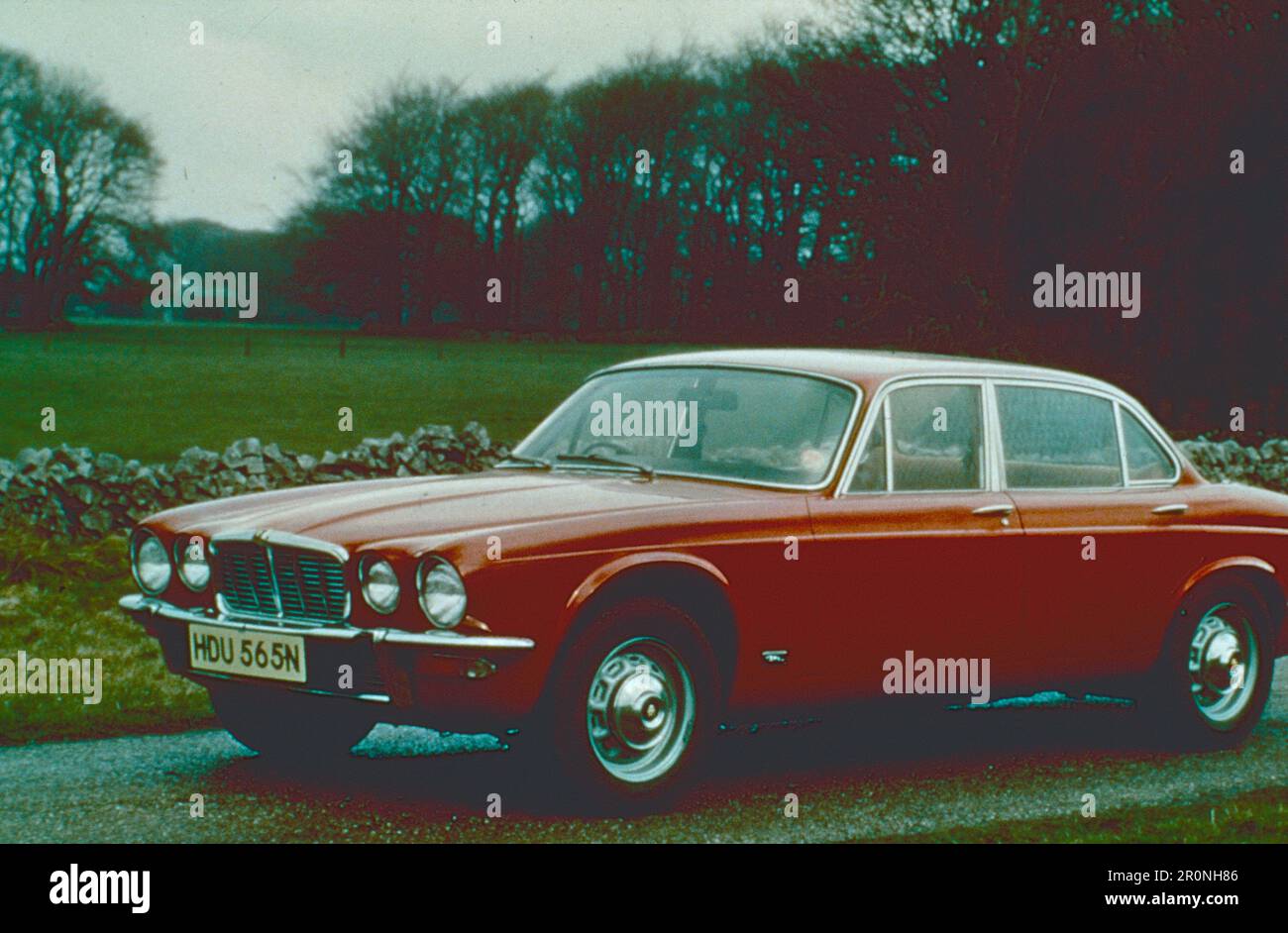 Jaguar modello XJ 12 Serie II, Regno Unito 1980 Foto Stock