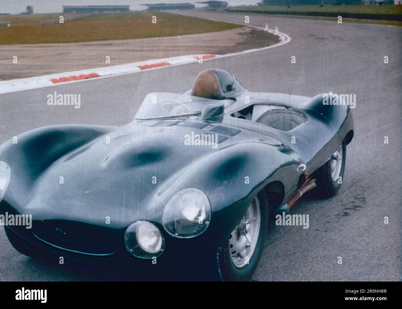 Auto sportiva Jaguar modello D-Type le Mans, Francia, 1975 Foto Stock