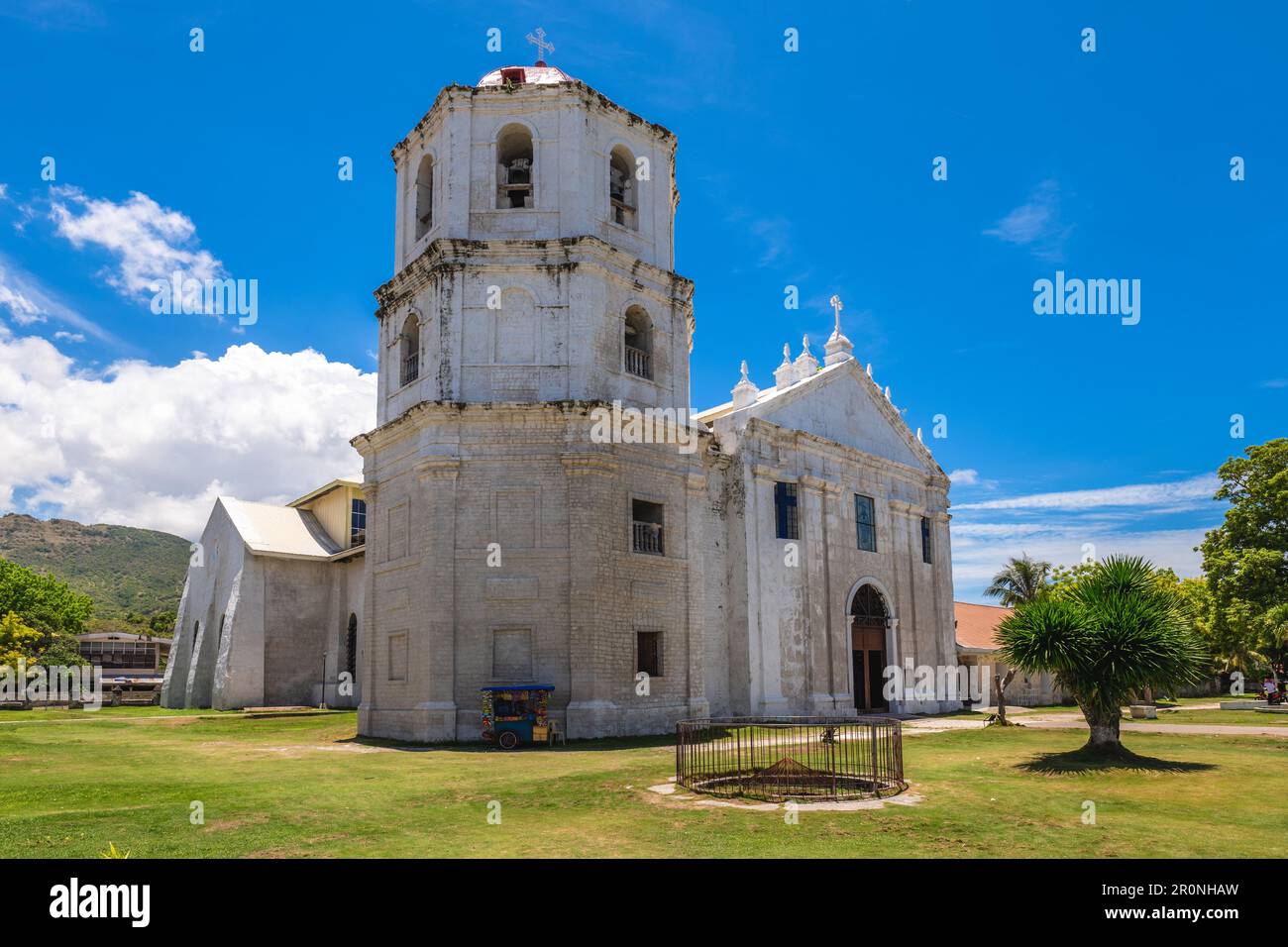 Chiesa dell'Immacolata Concezione nella città di Oslob, isola di cebu, filippine Foto Stock