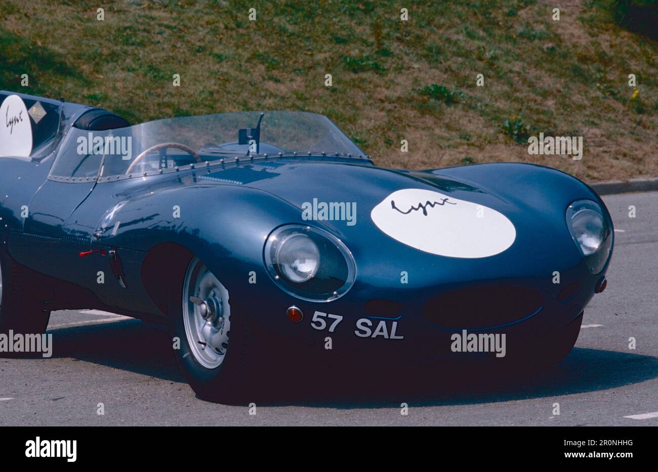 Vettura Jaguar modello D-Type Replica, 1975 Foto Stock