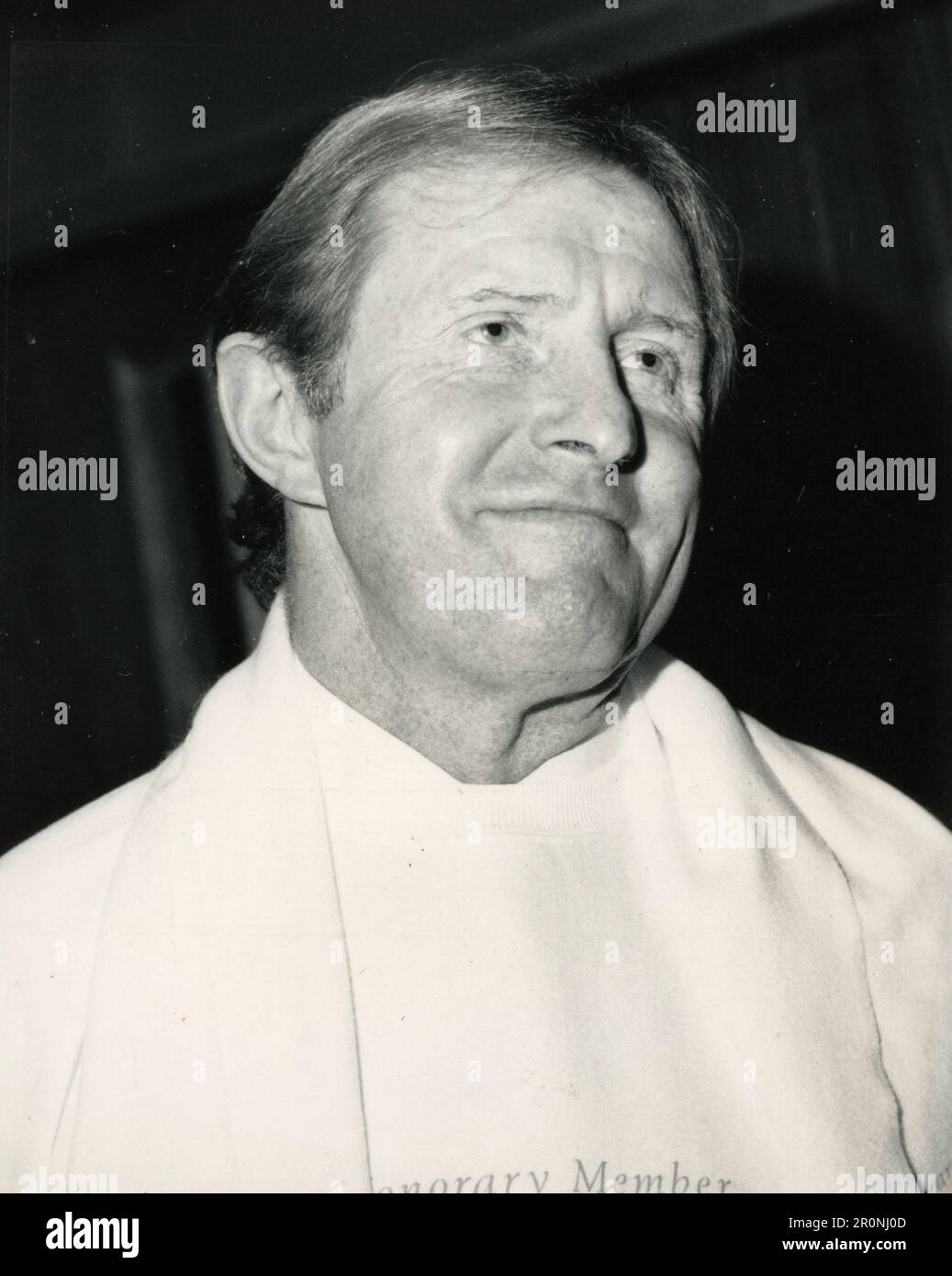 Attore e comico inglese Norman Collier, Regno Unito 1986 Foto Stock