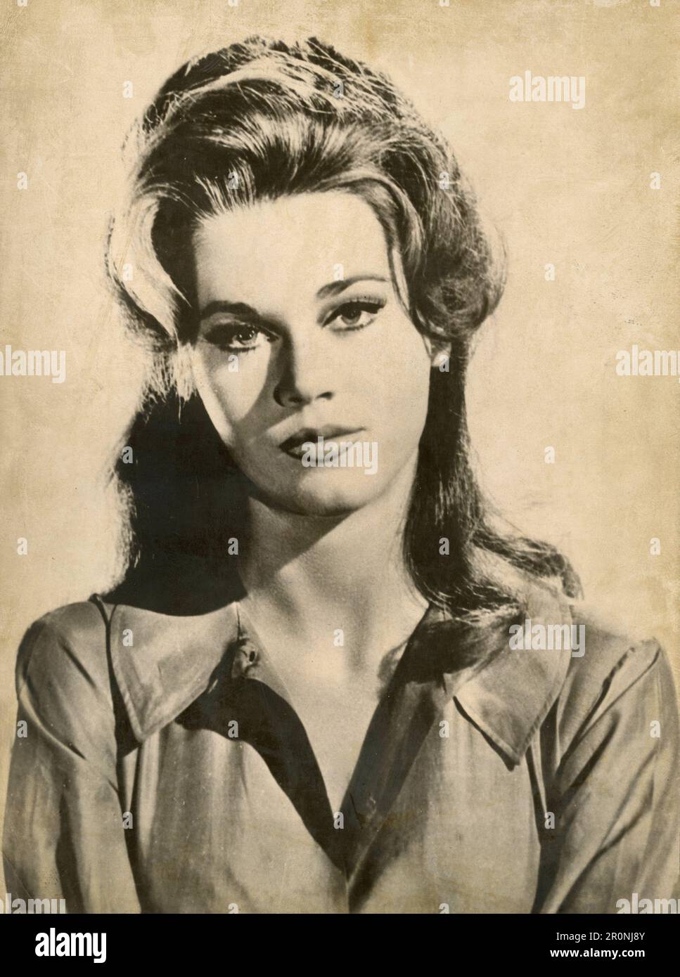 Ritratto dell'attrice americana Jane fonda, USA 1969 Foto Stock