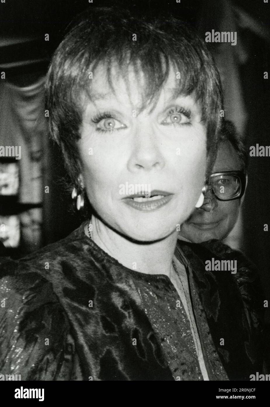 Attrice americana Shirley MacLaine, USA 1980s Foto Stock