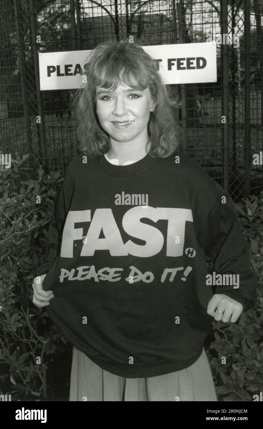 Attrice inglese, produttore televisivo e regista Susan Tully, UK 1980s Foto Stock