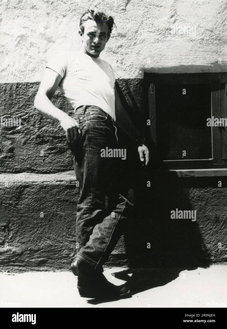 Attore americano James Dean, USA 1955 Foto Stock