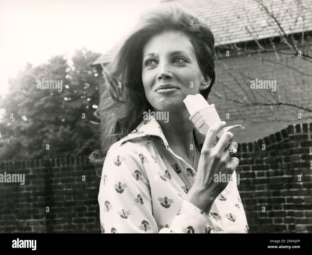 Film americano, televisione e attrice di scena Gayle Hunnicutt, 1980s Foto Stock