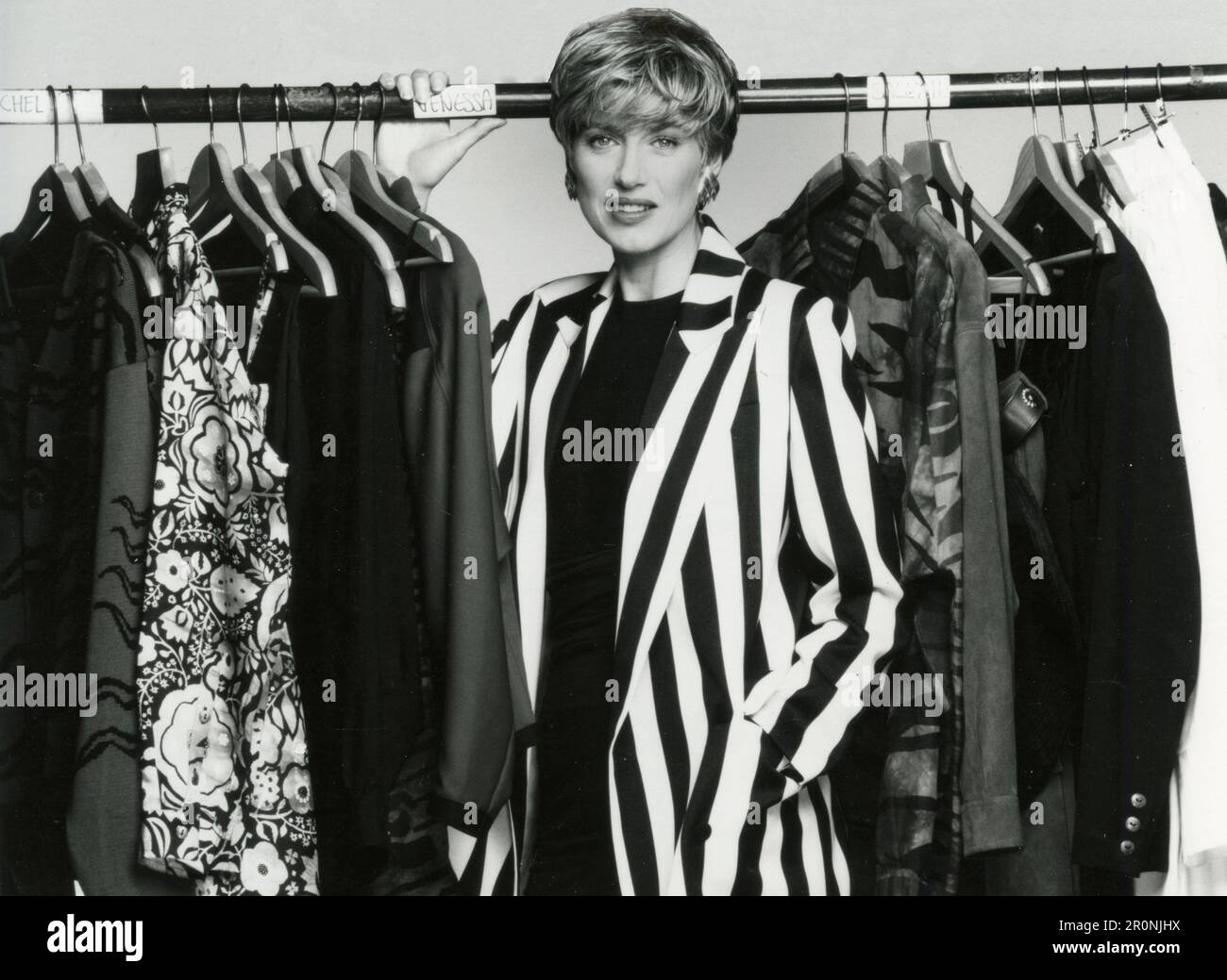 Giornalista e presentatrice della British Television Selina Scott, UK 1989 Foto Stock