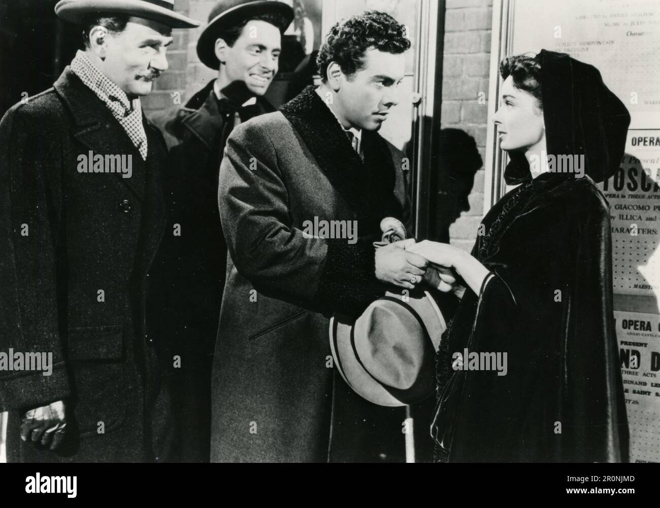 L'attore Mario Lanzo e l'attrice Ann Blyth nel film The Great caruso, 1951 Foto Stock