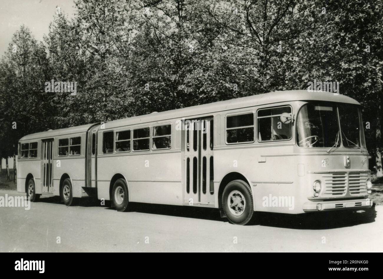 Treno stradale passeggeri Viberti per il trasporto urbano, Italia 1960s Foto Stock