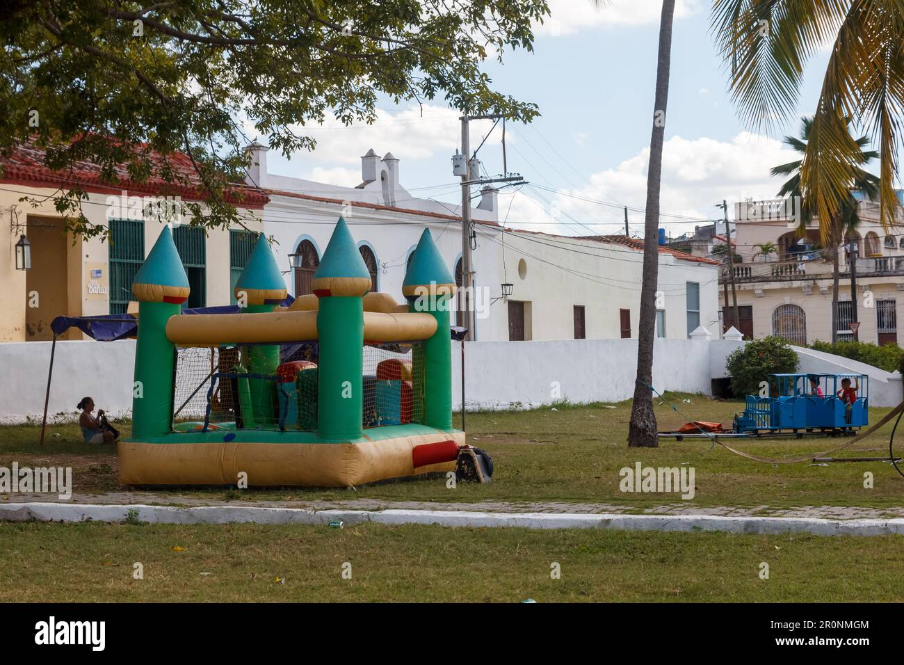 L'Avana, attrezzature ricreative per bambini, Cuba Foto Stock