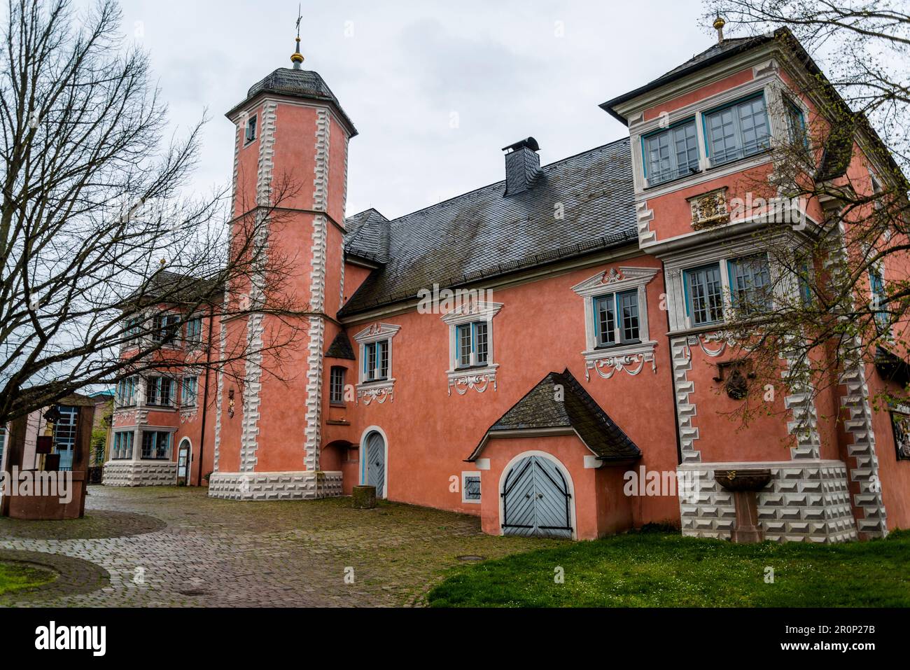 Lobdengau Museum, Ladenburg, Baden-Württemberg, Germania Foto Stock