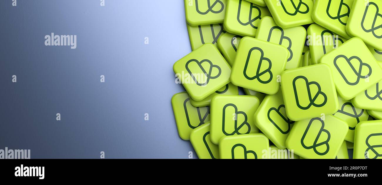 Nuovo logo per l'ex portale tedesco di pubblicità on-line 'eBay Kleinanzeigen' che viene ridenominato 'Kleinanzeigen' (piccoli avvisi) su un Foto Stock