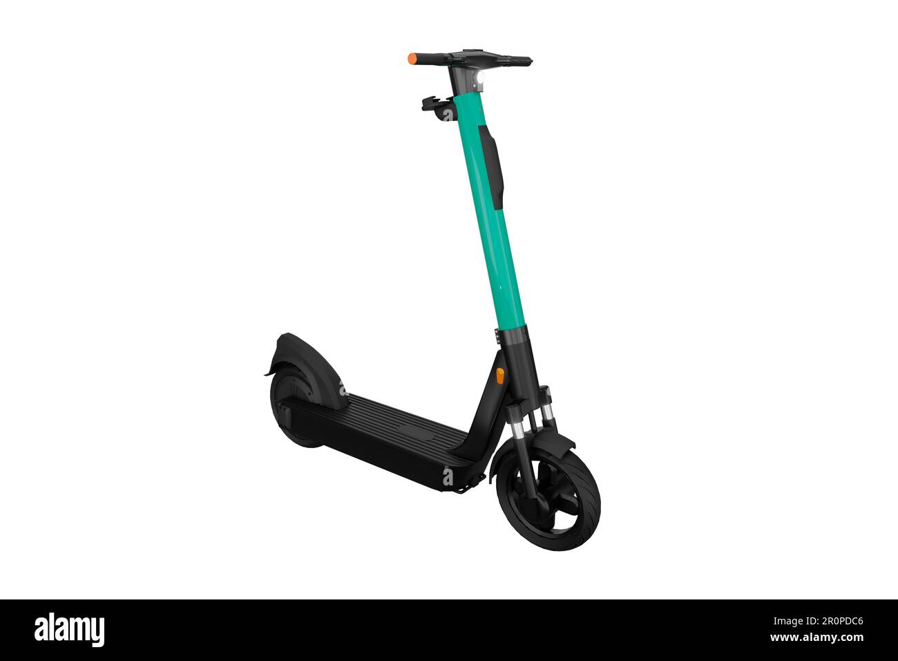 3d rendering realistico blu scooter elettrico sedia per il trasporto Foto Stock