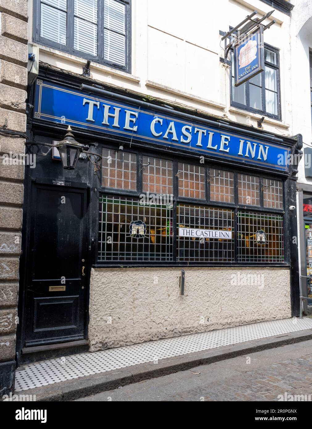 The Castle Inn - casa pubblica - Fore Street, Saint Ives, Cornovaglia, Inghilterra, Regno Unito Foto Stock