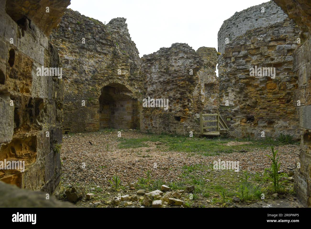 Castello di camber, Sussex orientale Foto Stock