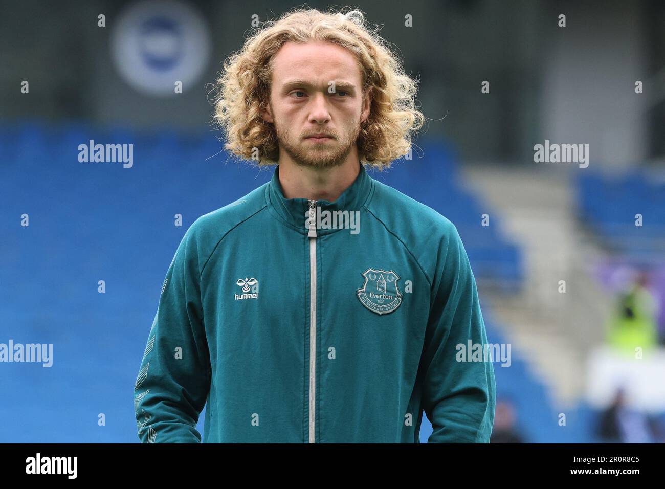 Tom Davies dell'Everton FC allo stadio AMEX di Brighton Foto Stock