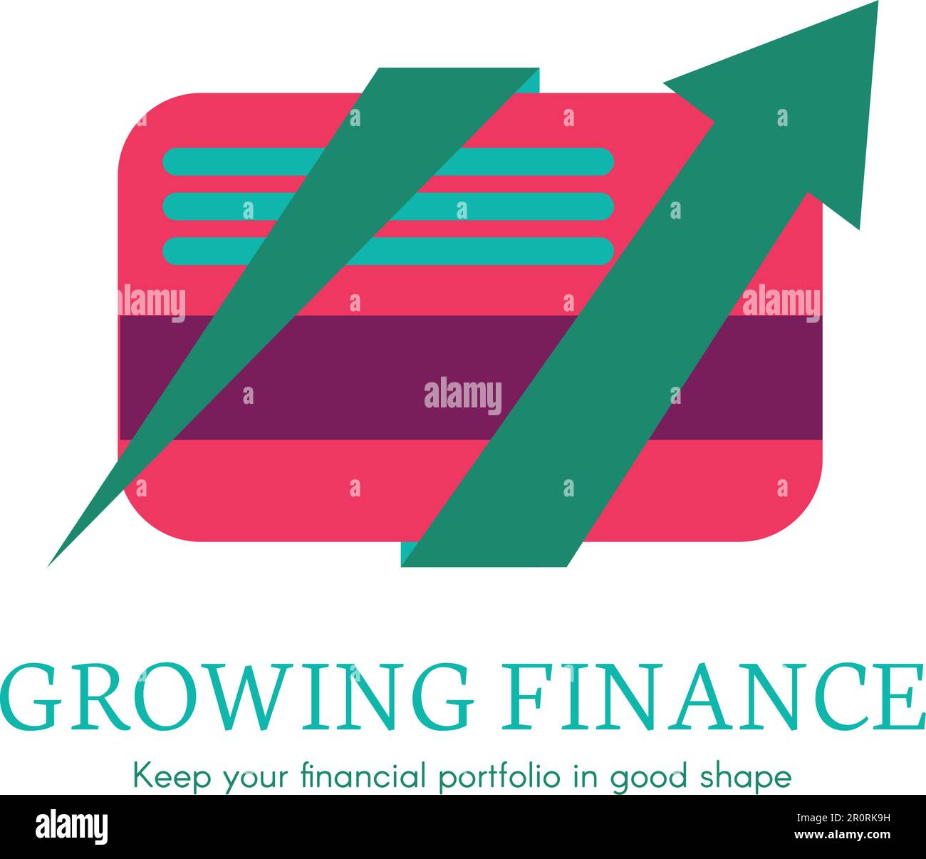 Icona gradiente piatto e-payment. Logo delle transazioni finanziarie con lettere. Carta di credito digitale clipart Illustrazione Vettoriale